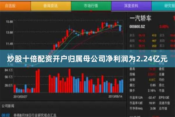 炒股十倍配资开户归属母公司净利润为2.24亿元